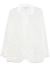 Forte Forte Women Silk Organza Jacket In White