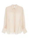Forte Forte Organze Shirt In Nude