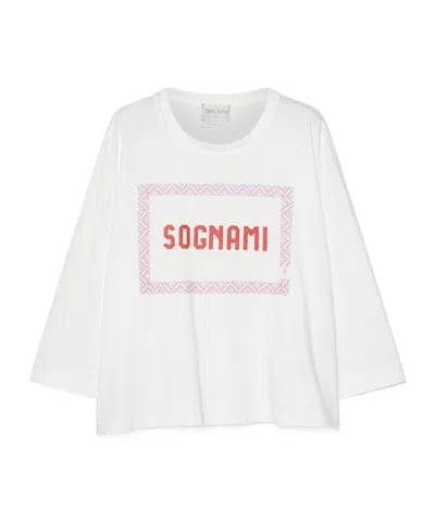 Forte Forte Oversized Embroidered T-shirt In White