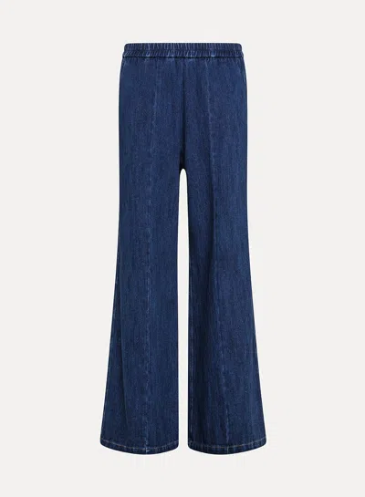 Forte Forte Palazzo Pants In Blue