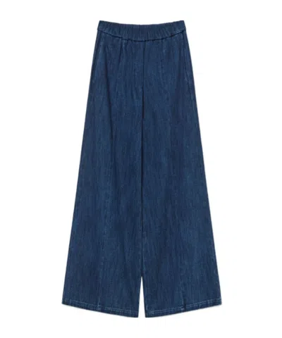 FORTE FORTE ELASTICATED-WAIST JEANS