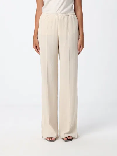 Forte Forte Palazzo Trousers In Viscose Blend In White