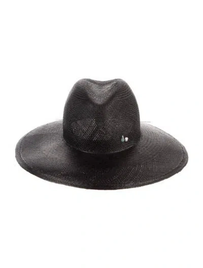 Pre-owned Forte Forte Panama Hat In Black