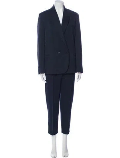 Pre-owned Forte Forte Pant Set In Blue