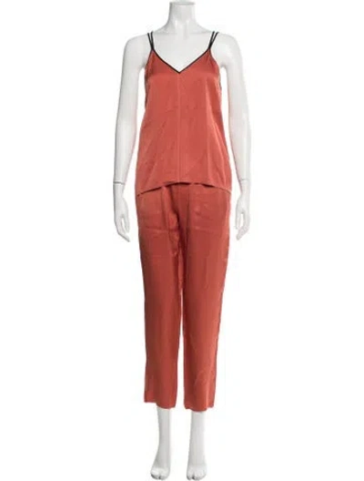 Pre-owned Forte Forte Pant Set In Orange