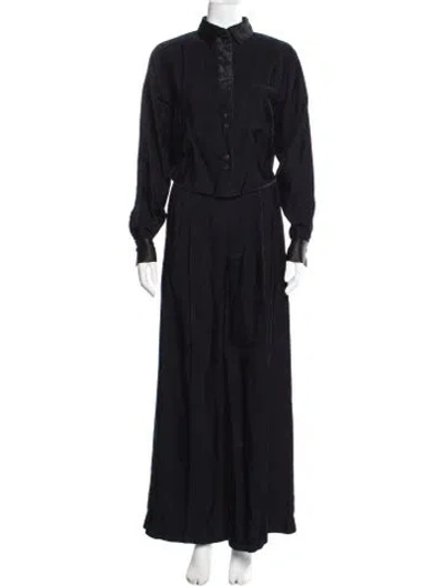 Pre-owned Forte Forte Pant Set W/ Tags In Black