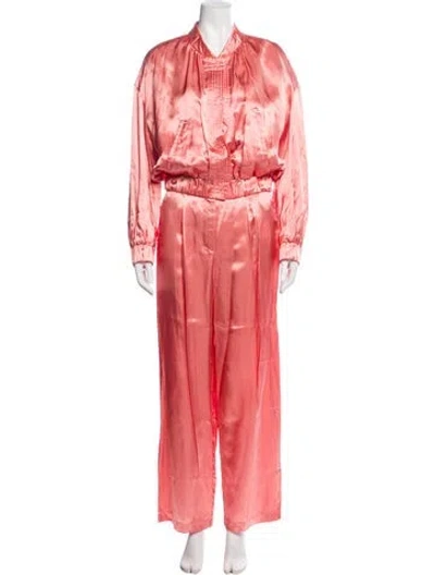 Pre-owned Forte Forte Pant Set W/ Tags In Pink