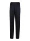 Forte Forte Envers Satin Straight Pants In Silver