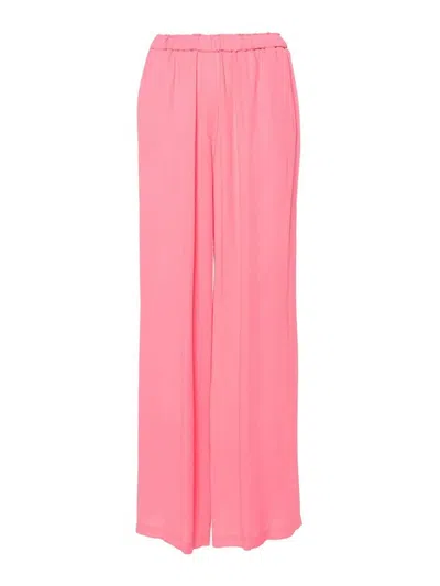 Forte Forte Elasticated Pants In Pink