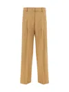 Forte Forte Trousers With Pleated Design And Pockets In Cachemire