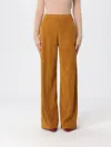 Forte Forte Double Velvet High Waist Pants In Brown
