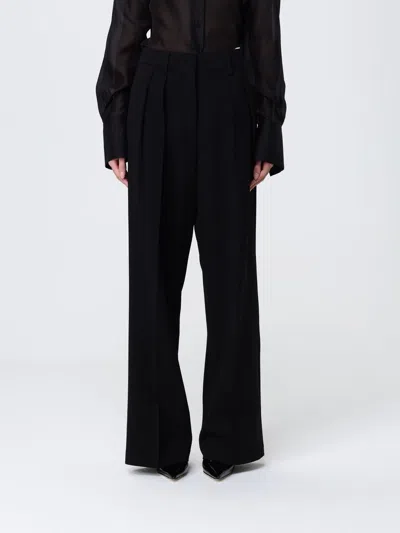FORTE FORTE PANTS FORTE FORTE WOMAN COLOR BLACK,H50117002