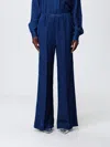 Forte Forte Pants  Woman Color Blue In Blue