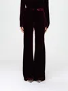 Forte Forte Pants  Woman Color Burgundy In Black