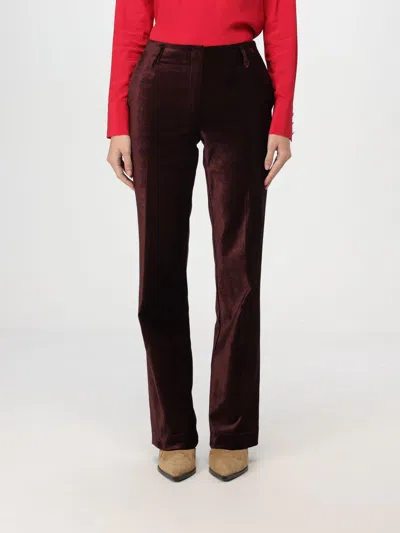 Forte Forte Pants  Woman Color Burgundy In Burgunderrot