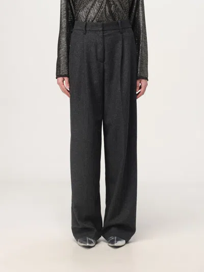 Forte Forte Pants  Woman Color Charcoal In Charcoal
