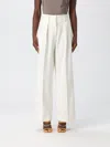 Forte Forte Fluid Cotton Low Waist Pants In White