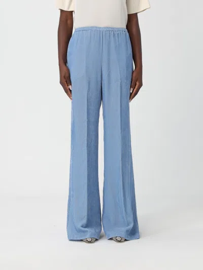 Forte Forte Pants  Woman Color Multicolor In Blue