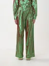 Forte Forte Pants  Woman Color Silver In Silver