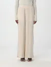 Forte Forte Micro Damier Flared Trousers In Weiss