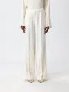 Forte Forte Pants  Woman Color Yellow Cream In White