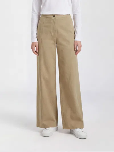 Forte Forte Pants Woman Color Beige In Neutral