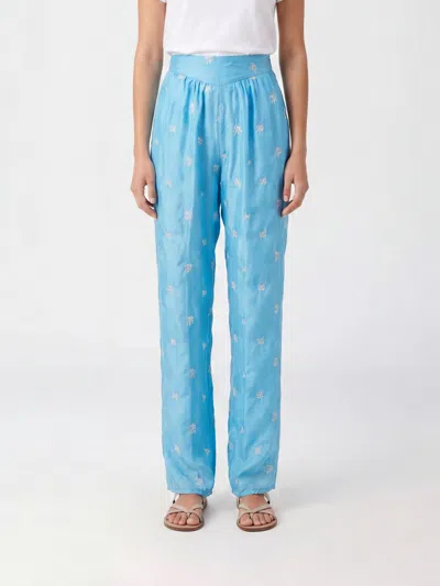 Forte Forte Pants Woman In Blue