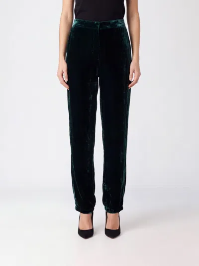 Forte Forte Pants Woman Color Natural In Green