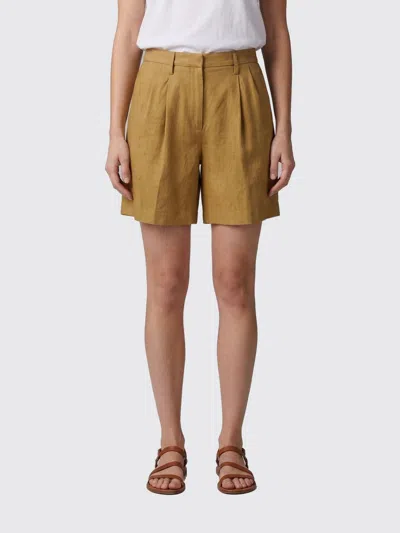 Forte Forte Belt-loop Shorts In Brown