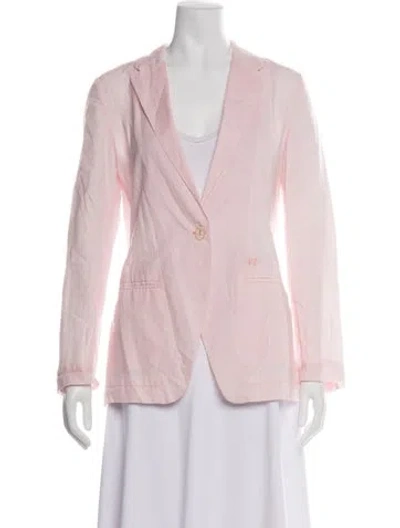 Pre-owned Forte Forte Patterned Blazer In Pink