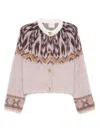 Forte Forte Patterned Button-up Cardigan In Multi