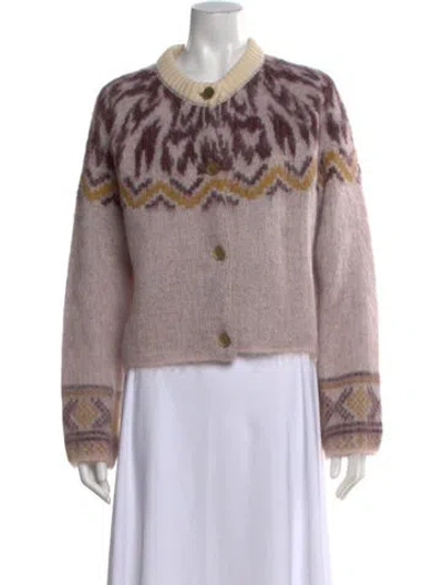 Pre-owned Forte Forte Patterned Crew Neck Sweater W/ Tags In Neutral