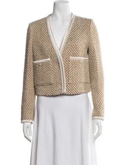 Pre-owned Forte Forte Patterned Jacket In Neutral