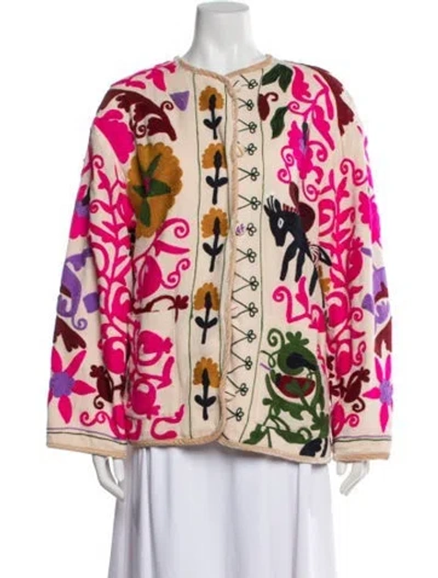 Pre-owned Forte Forte Patterned Jacket W/ Tags In Multi