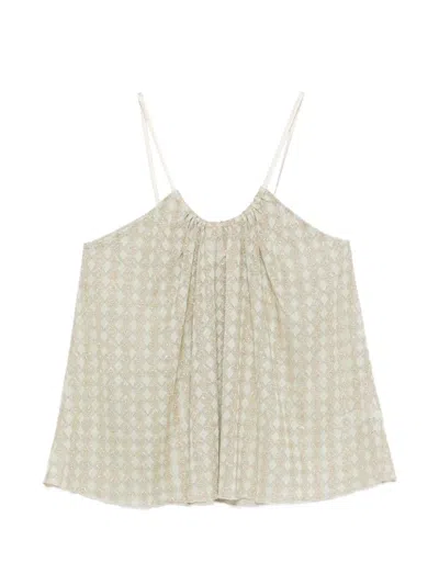 Forte Forte Patterned Top In Neutral