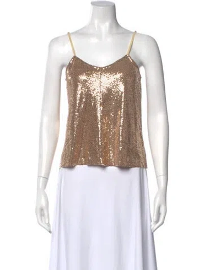 Pre-owned Forte Forte Patterned V-neck Top