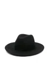 Forte Forte Women Wool Fedora Hat In Black