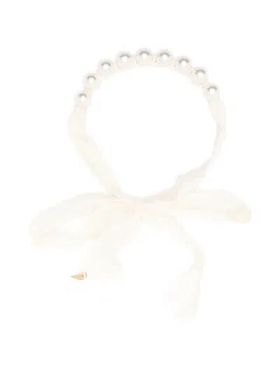 Forte Forte Pearl Pendant Necklace In Gray