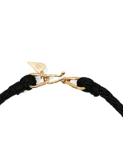 Forte Forte Pearl-pendant Cord Necklace In 金色