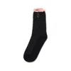 Forte Forte Perforated Design Socks In Black