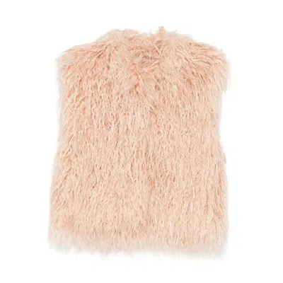 FORTE FORTE FORTE FORTE PINK JACKETS - FAUX FUR & SHEARLING JACKETS WOMEN