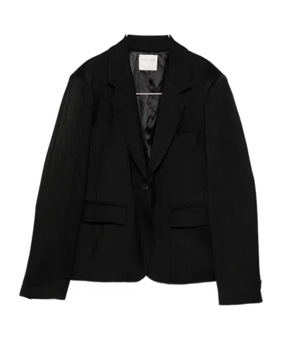 FORTE FORTE PINSTRIPE SINGLE-BREASTED BLAZER