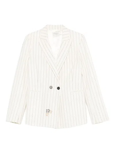 FORTE FORTE PINSTRIPE STRIPE JACKET