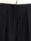 Forte Forte Pinstripe Waistband Trousers In Black