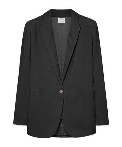 Forte Forte Pinwale Corduroy Blazer Nero In Black