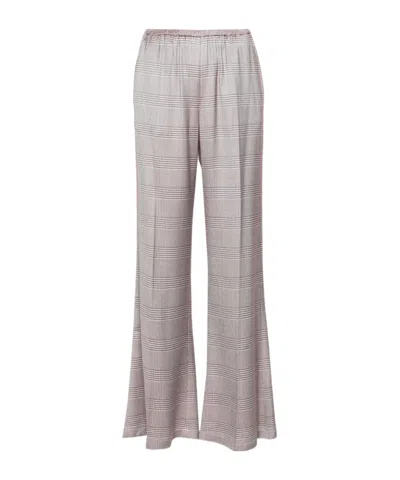 Forte Forte Plaid-check Flared Trousers