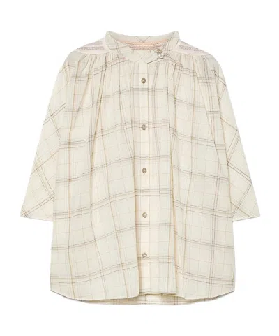 Forte Forte Plaid Shirt In White