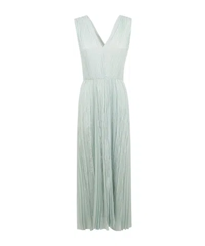 Forte Forte Pleated Dress In Green