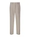 Forte Forte Trousers With Belt Loops And Pockets In Brown