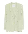 Forte Forte Pleated Effect Blazer In White